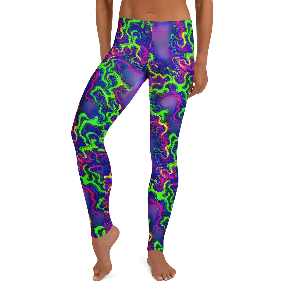 Electric Ribbons on Leggings — Front