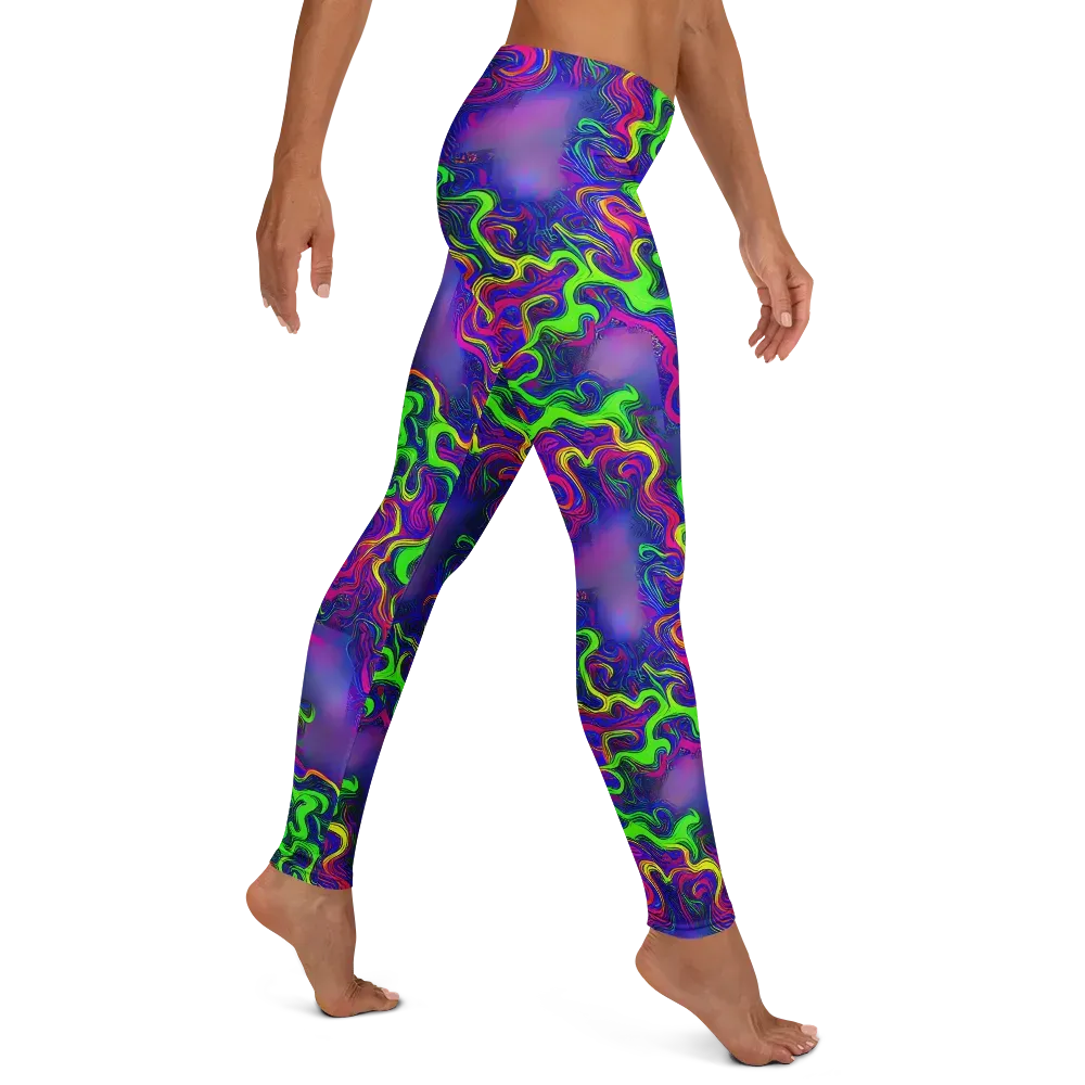 Electric Ribbons on Leggings — Right