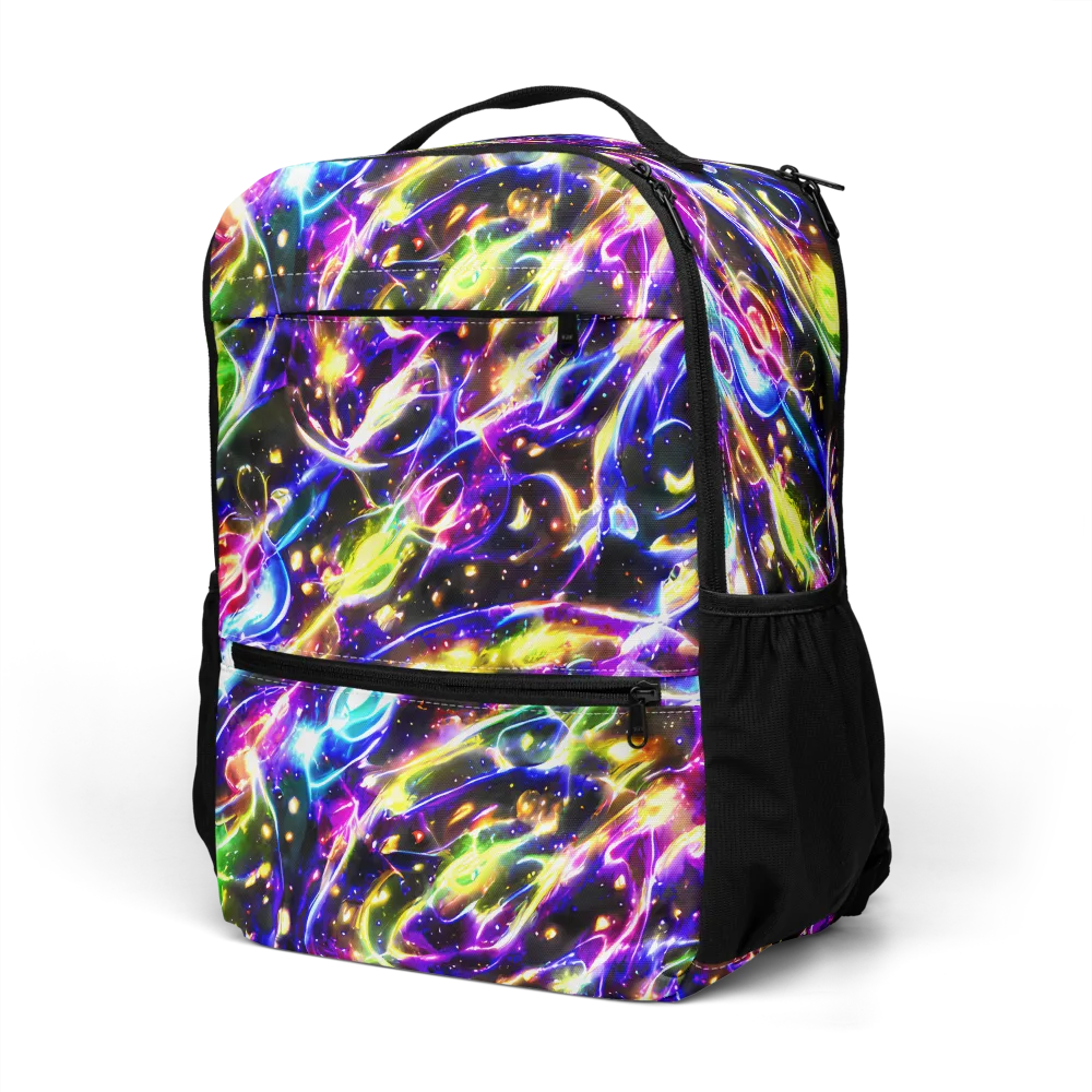 Prismatic Storm on Utility Backpack — Left Front