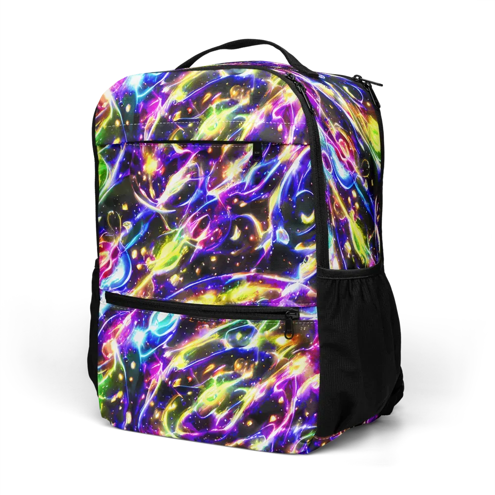 Prismatic Storm on Utility Backpack — Left Front