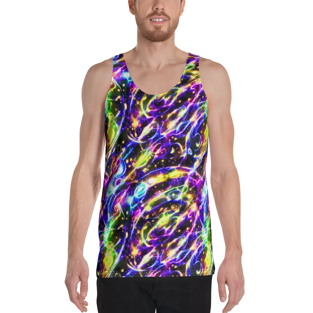 Prismatic Storm on Men's Tank Top — Front