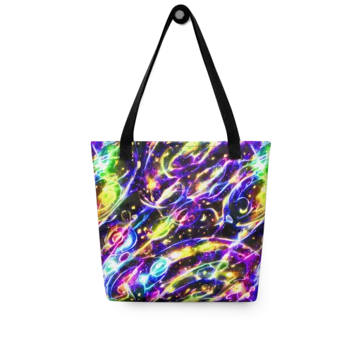 Prismatic Storm on a Tote Bag