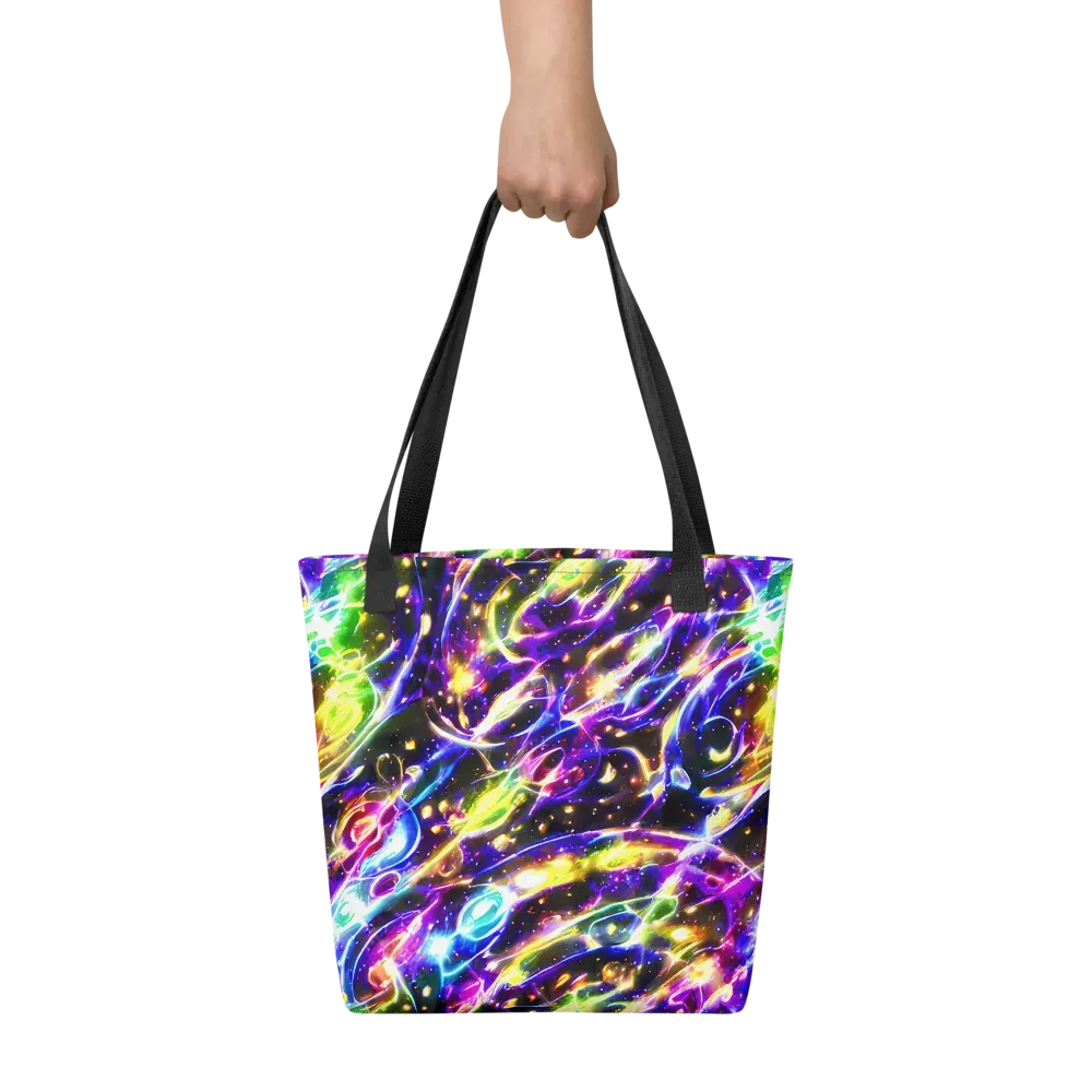 Prismatic Storm on Tote Bag — Front