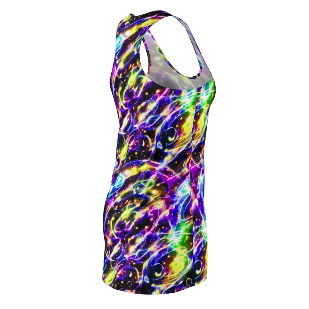 Prismatic Storm on Racerback Dress — Back Side