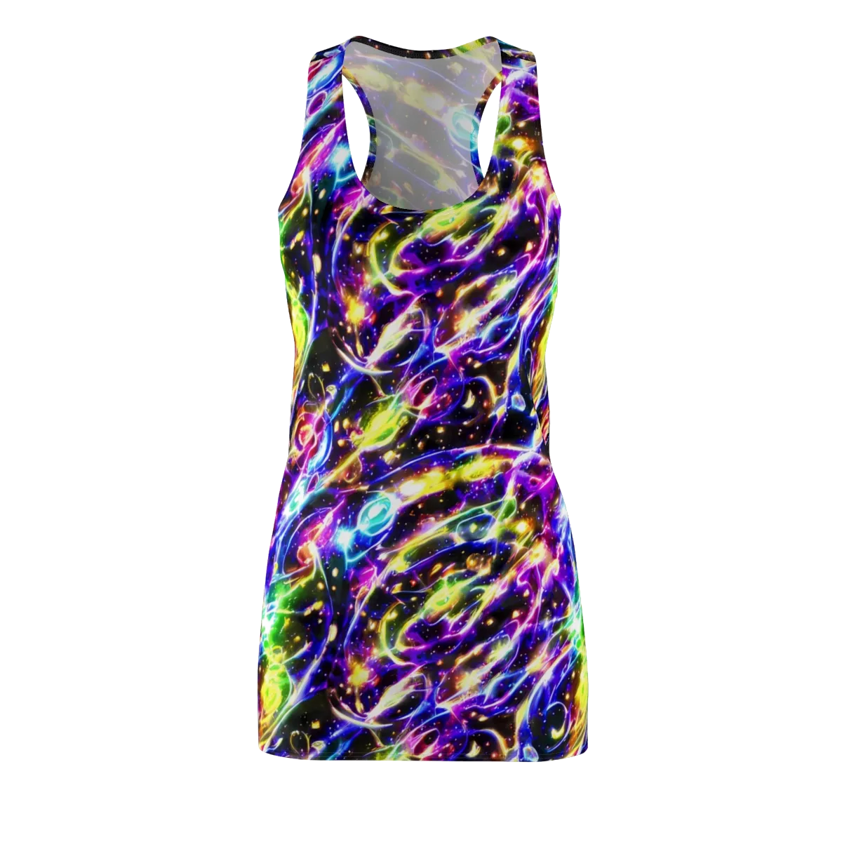 Prismatic Storm on Racerback Dress — Front
