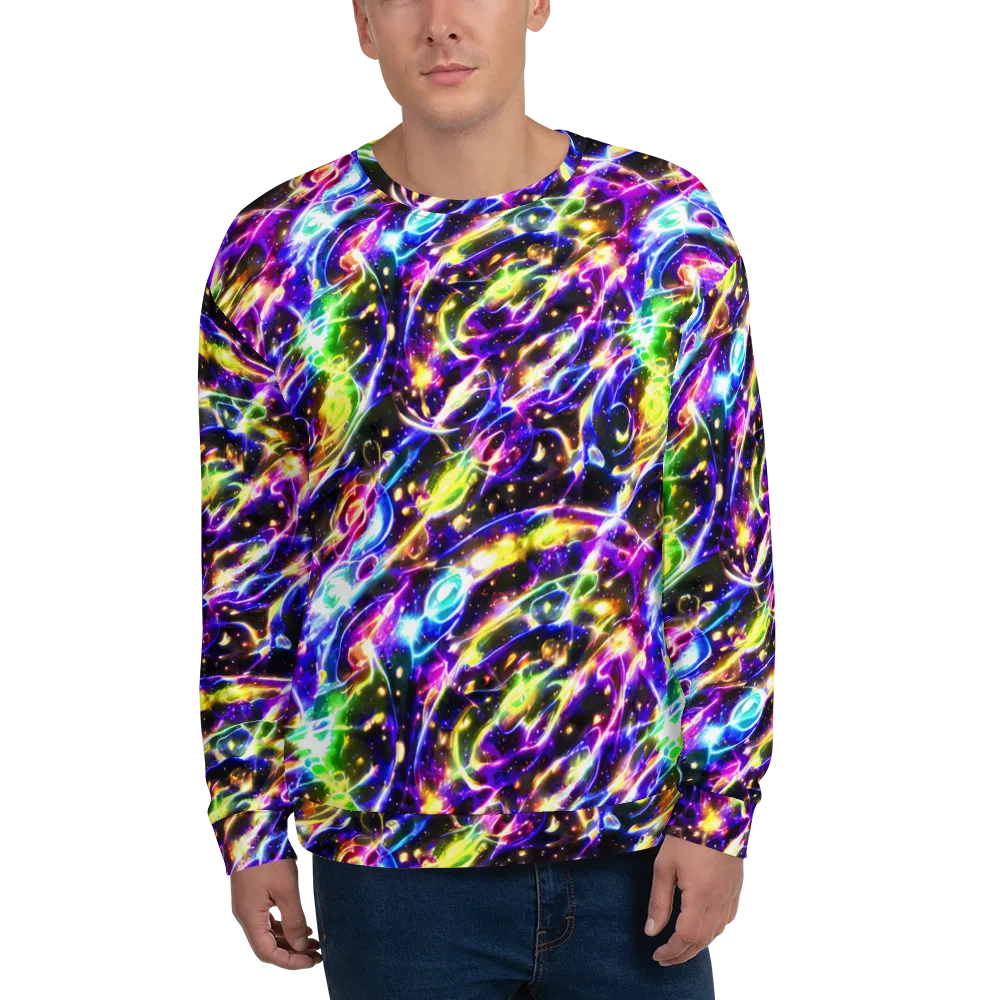 Prismatic Storm on Sweatshirt — Front