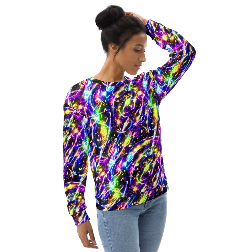 Prismatic Storm on Sweatshirt — Right Front