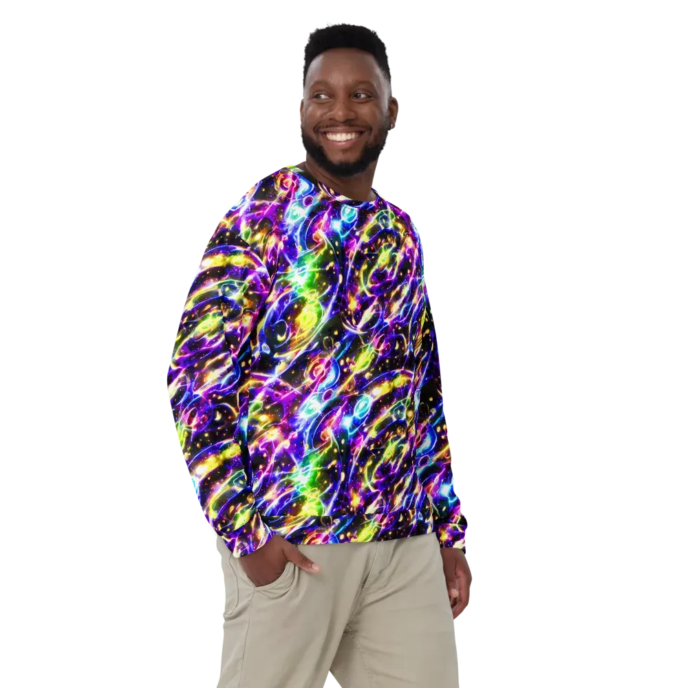 Prismatic Storm on Sweatshirt — Front