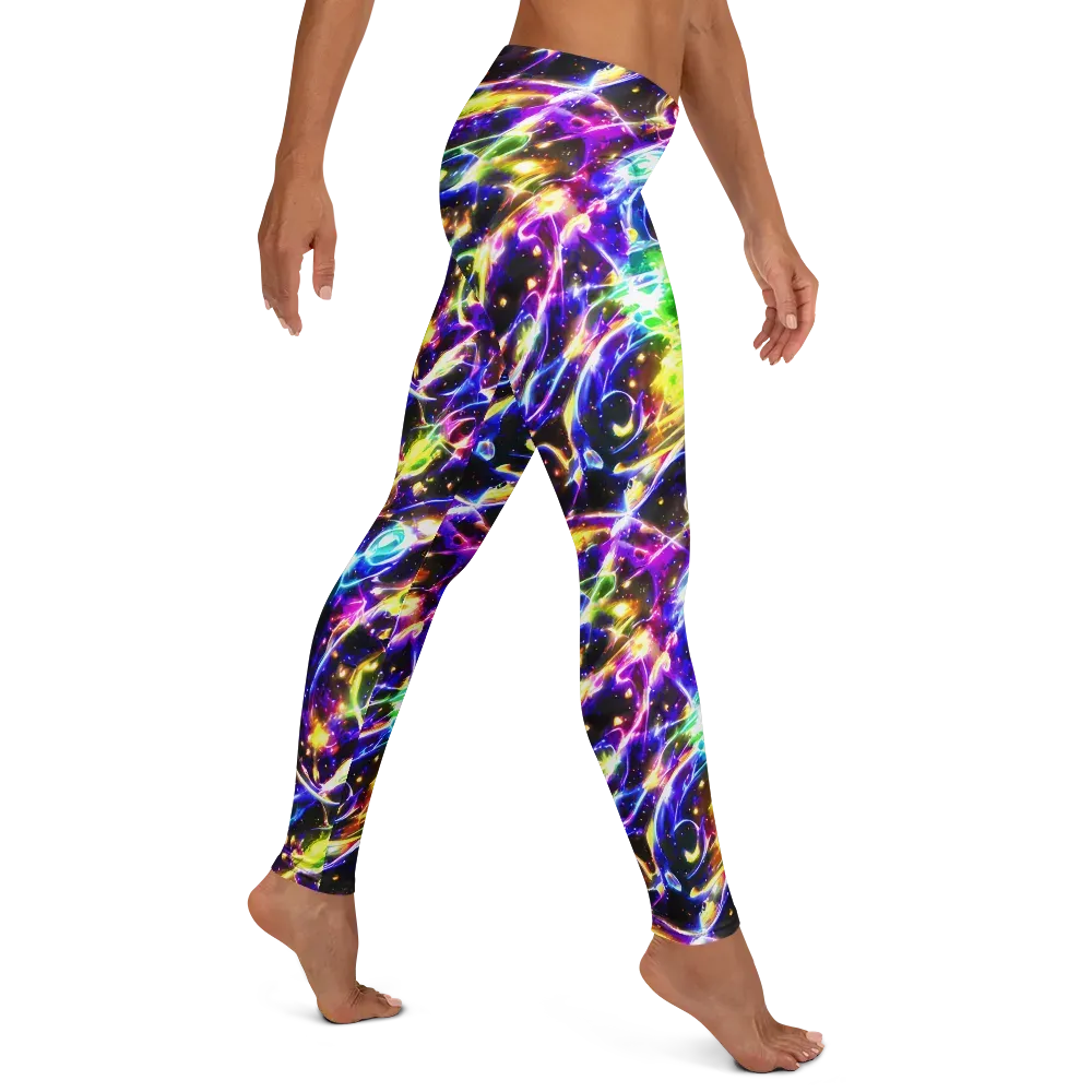Prismatic Storm on Leggings — Right
