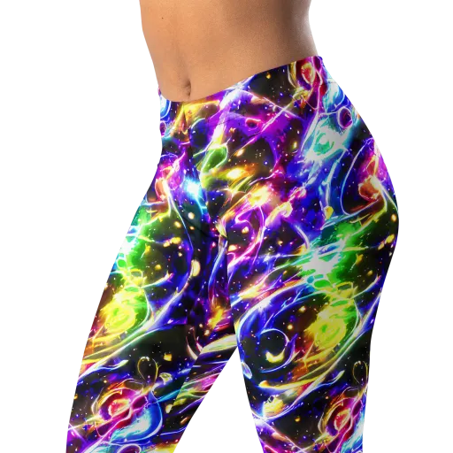 Prismatic Storm on a Leggings