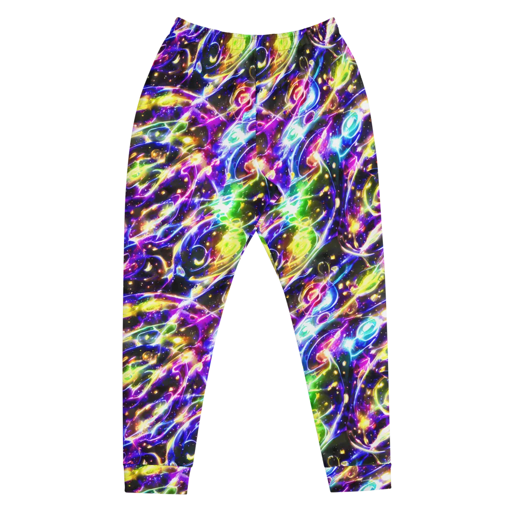 Prismatic Storm on Men's Joggers — Front
