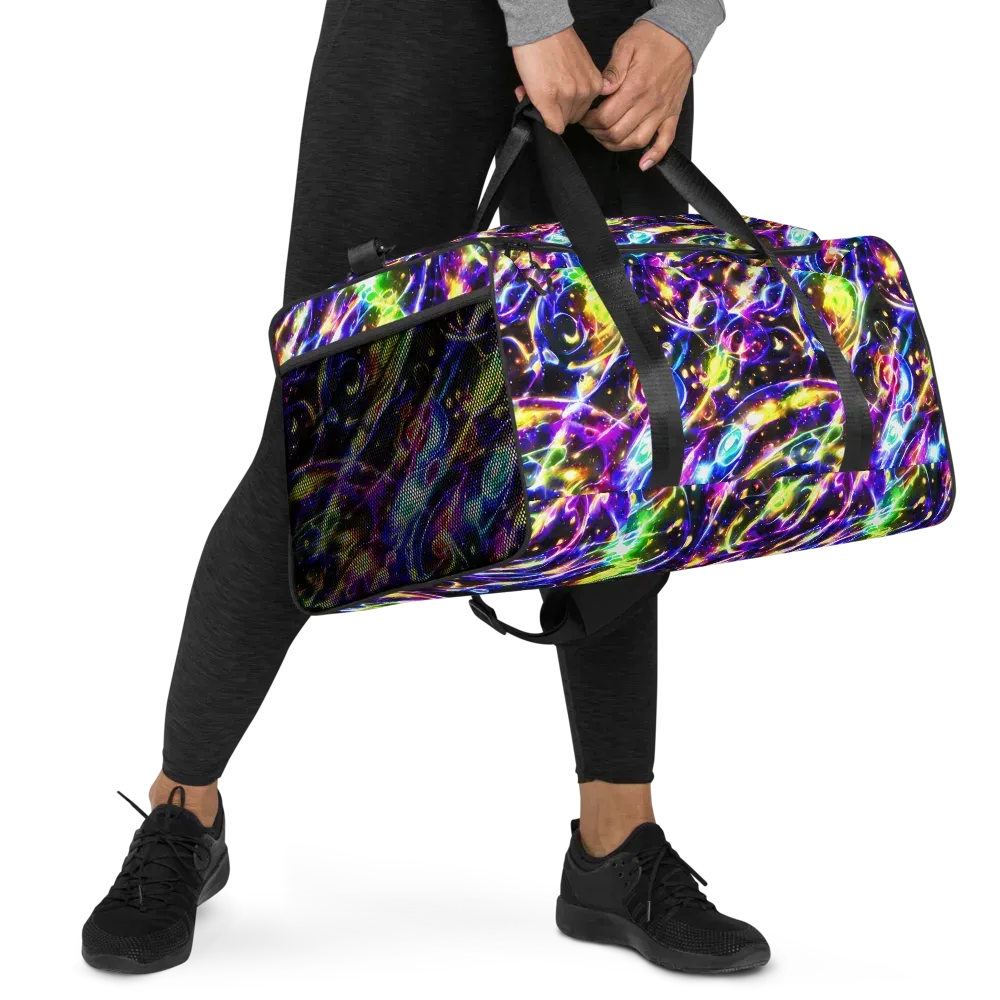 Prismatic Storm on Duffle Bag — Right Front