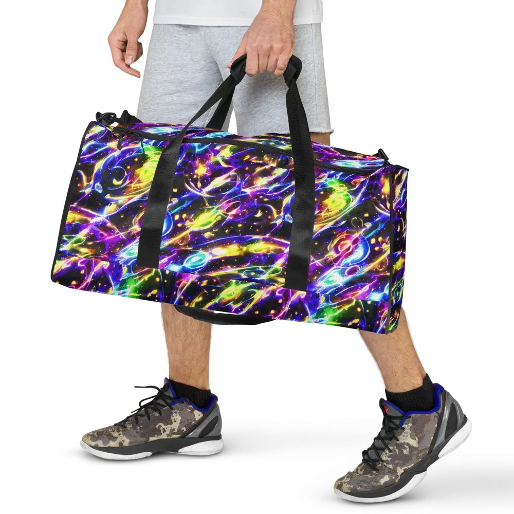 Prismatic Storm on Duffle Bag — Front