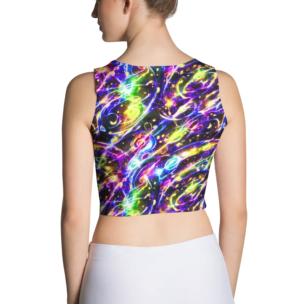 Prismatic Storm on Crop Top — Back