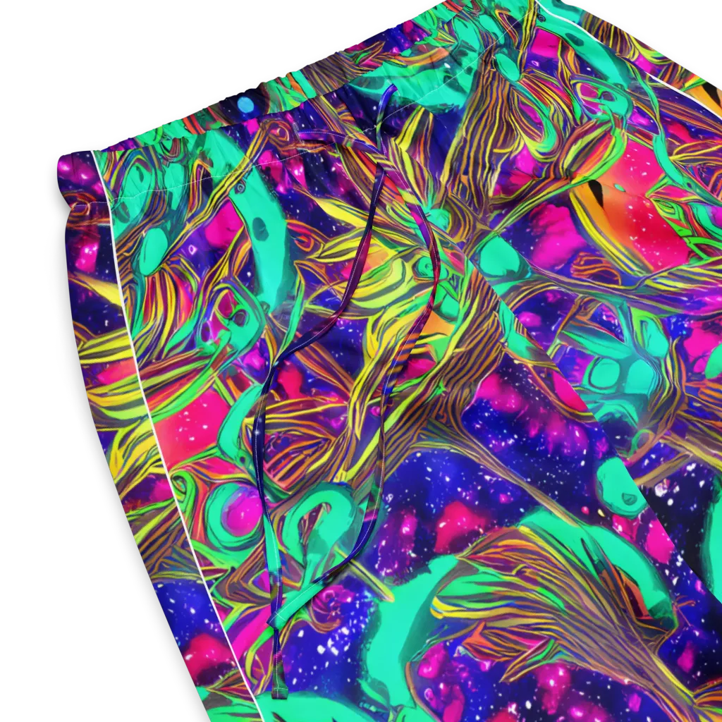 Neon Nebula Reef on Women's Pajama Pants — Product details