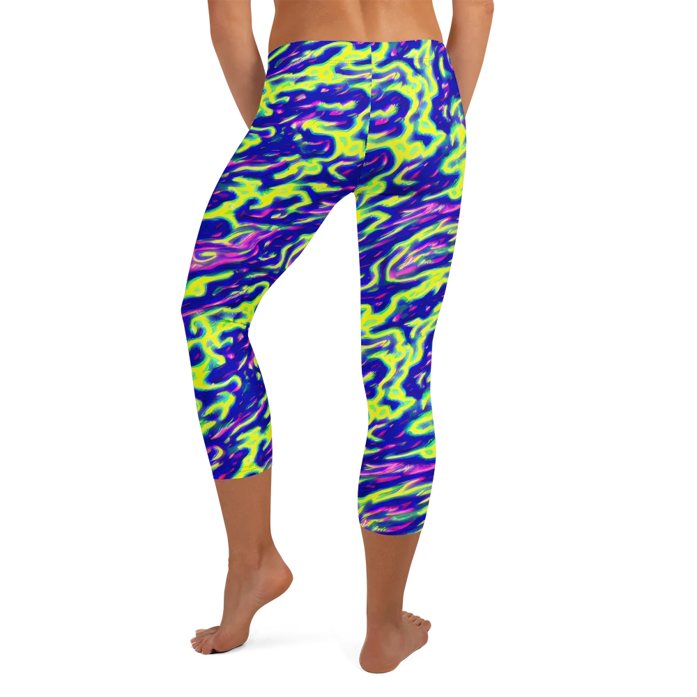 Hyperfluid on Capri Leggings — Back