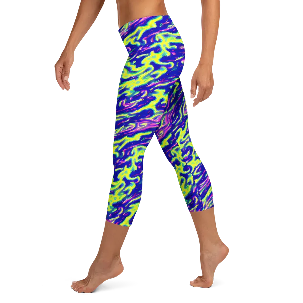 Hyperfluid on Capri Leggings — Left