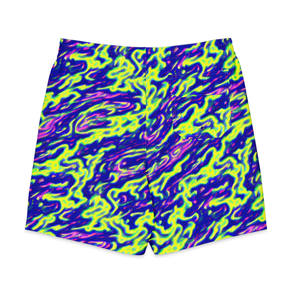Hyperfluid on Men's Board Shorts — Back