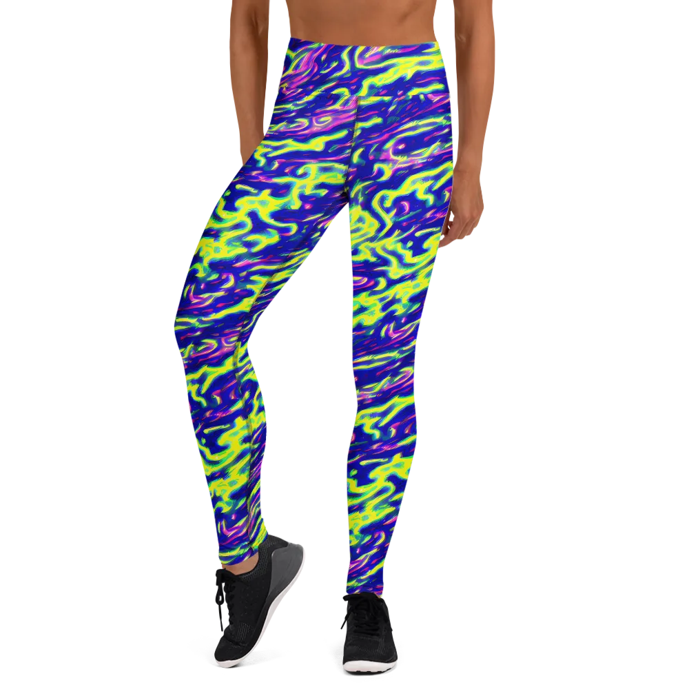 Hyperfluid on Yoga Leggings — Front