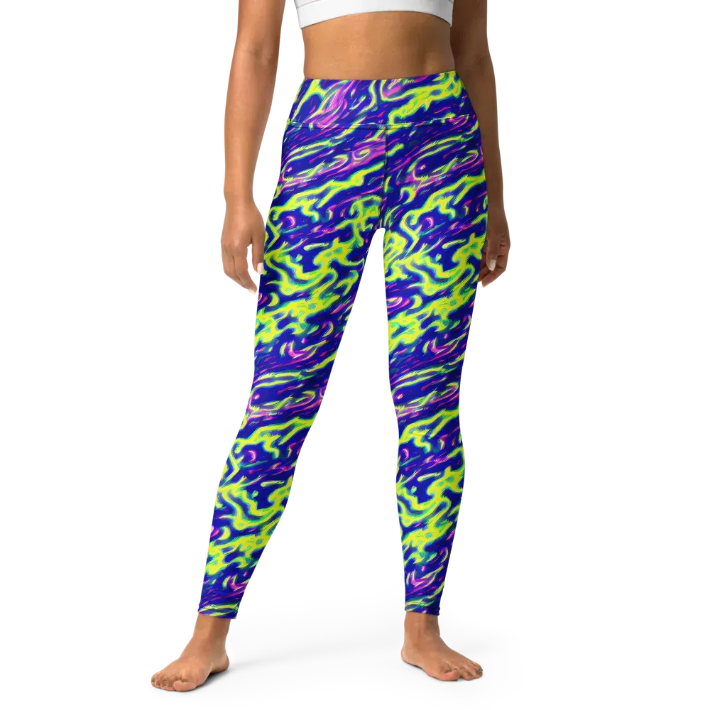 Hyperfluid on Yoga Leggings — Front