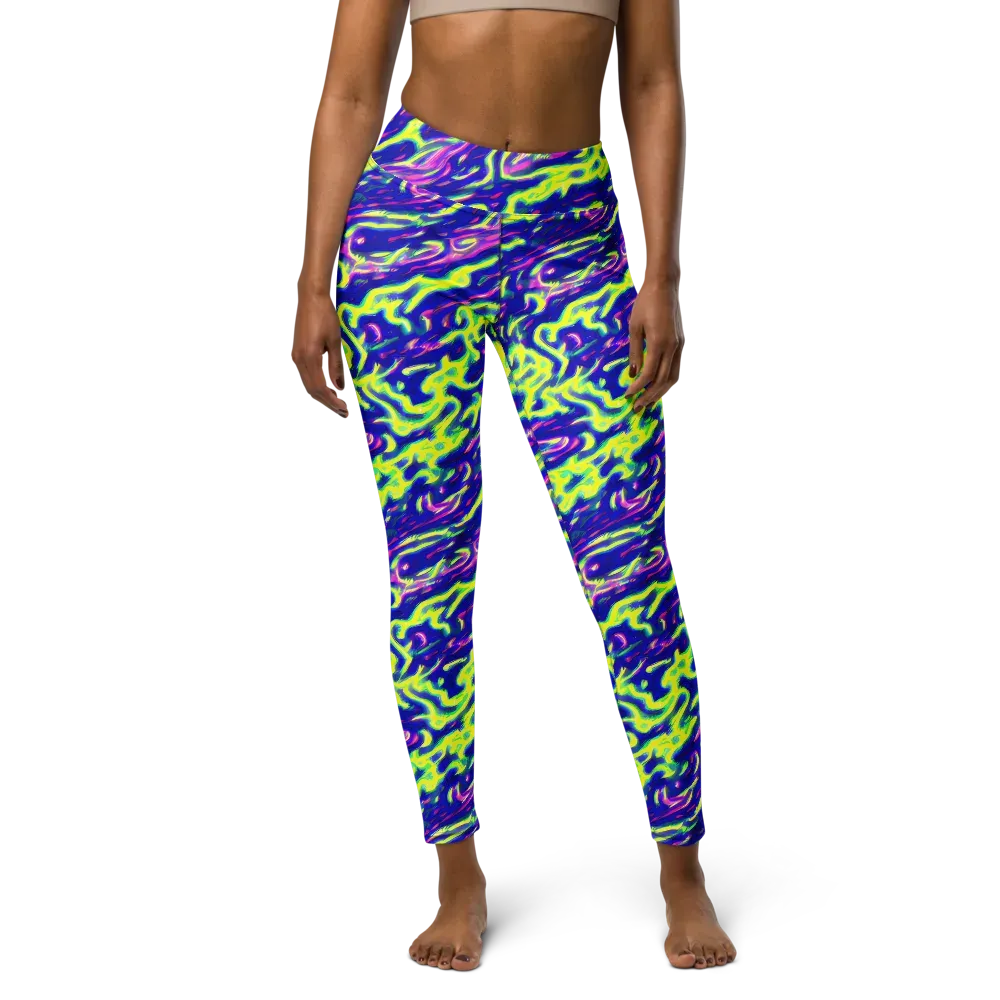 Hyperfluid on Yoga Leggings — Front