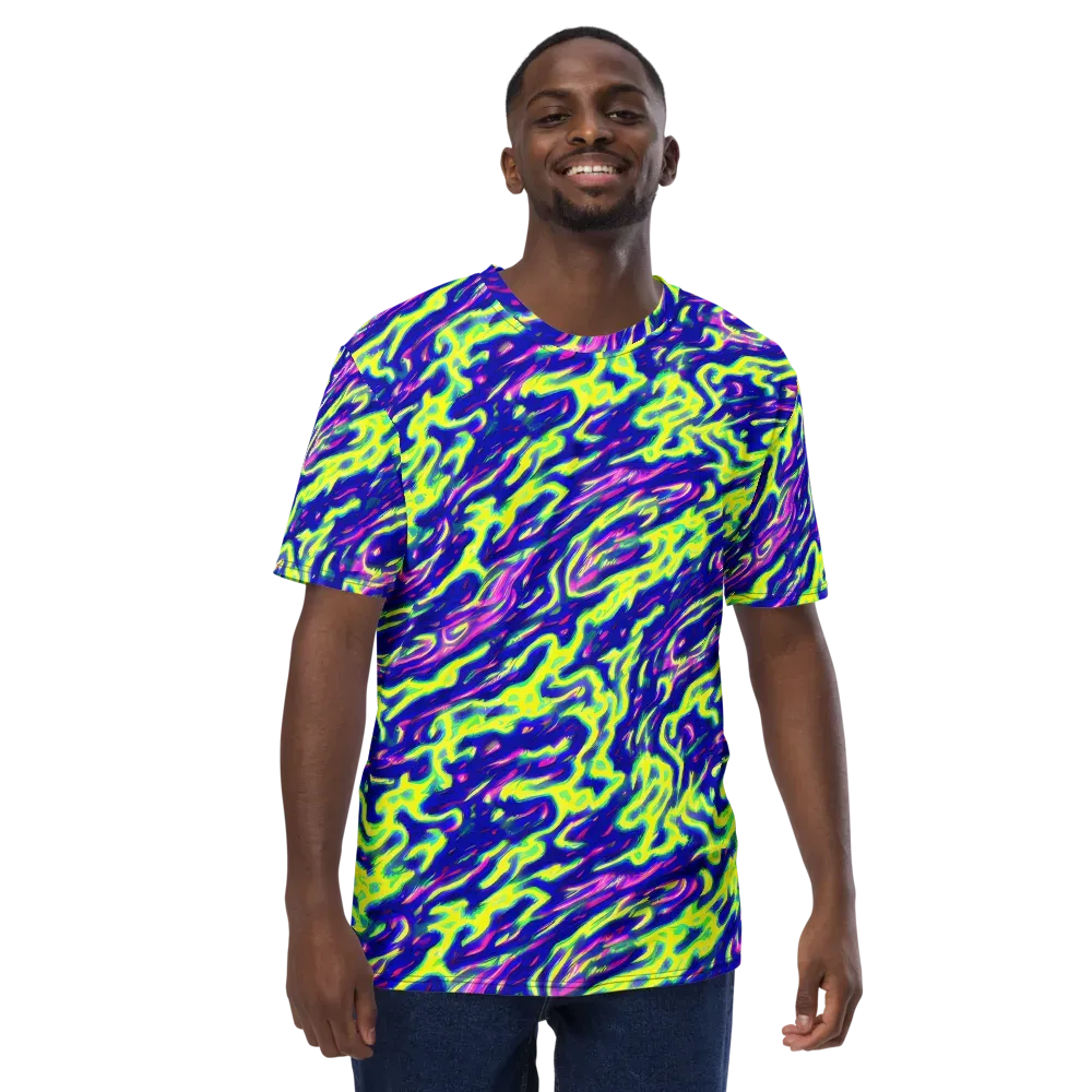 Hyperfluid on Men's Crew Neck T-Shirt — Front