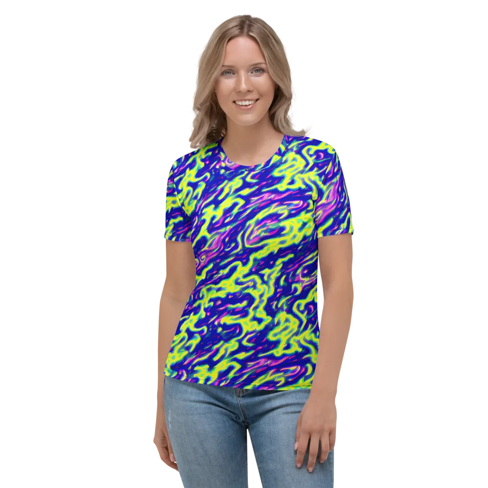 Hyperfluid on Women's Crew Neck T-Shirt — Front