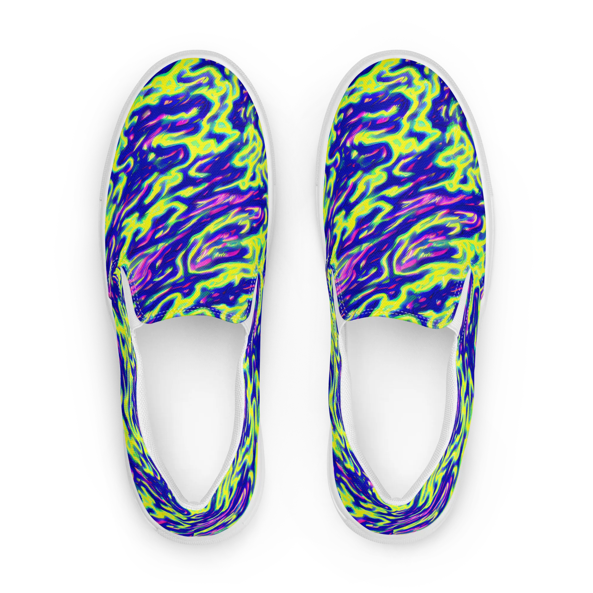 Hyperfluid on Women's Slip-On Canvas Shoes — Front