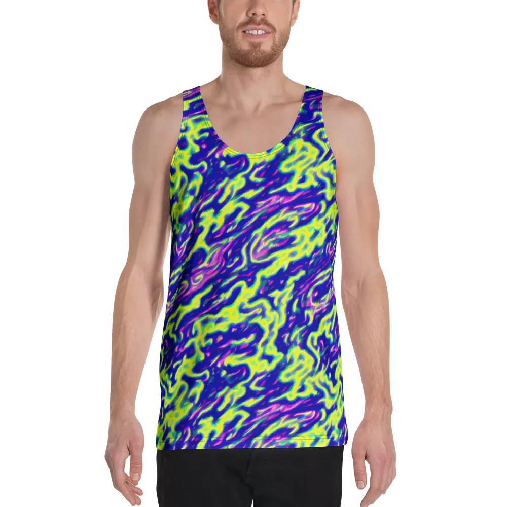 Hyperfluid on Men's Tank Top — Front