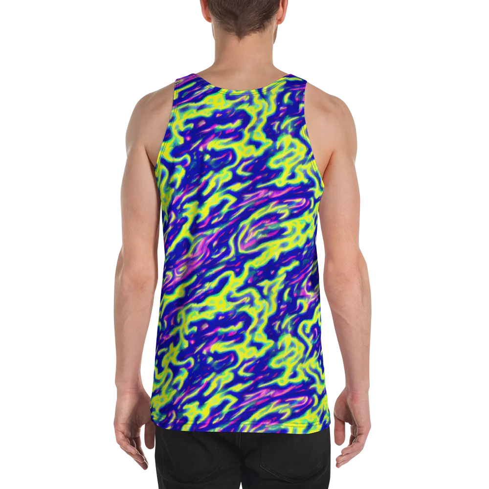 Hyperfluid on Men's Tank Top — Back