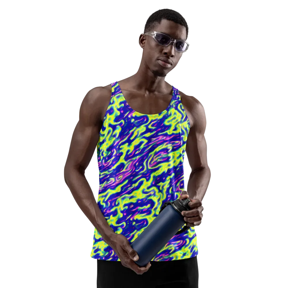Hyperfluid on Men's Tank Top — Front