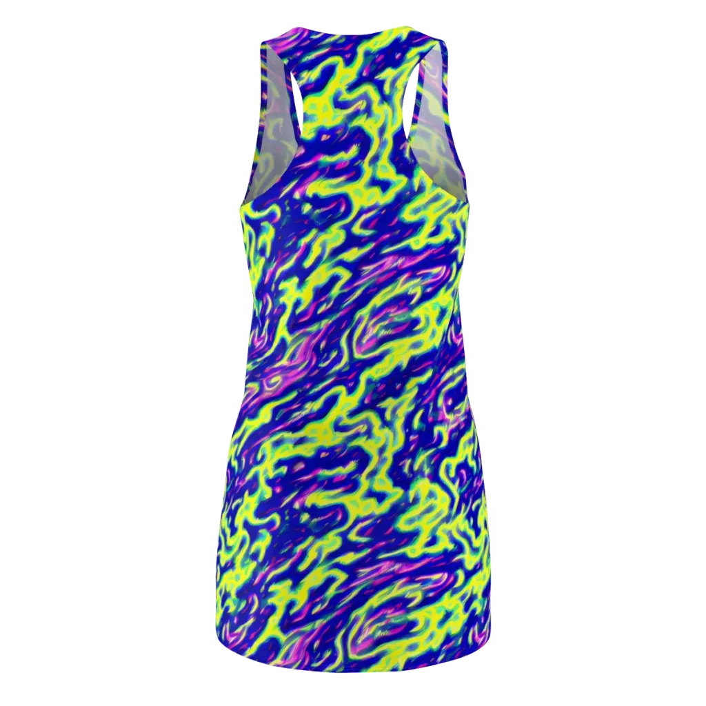 Hyperfluid on Racerback Dress — Back