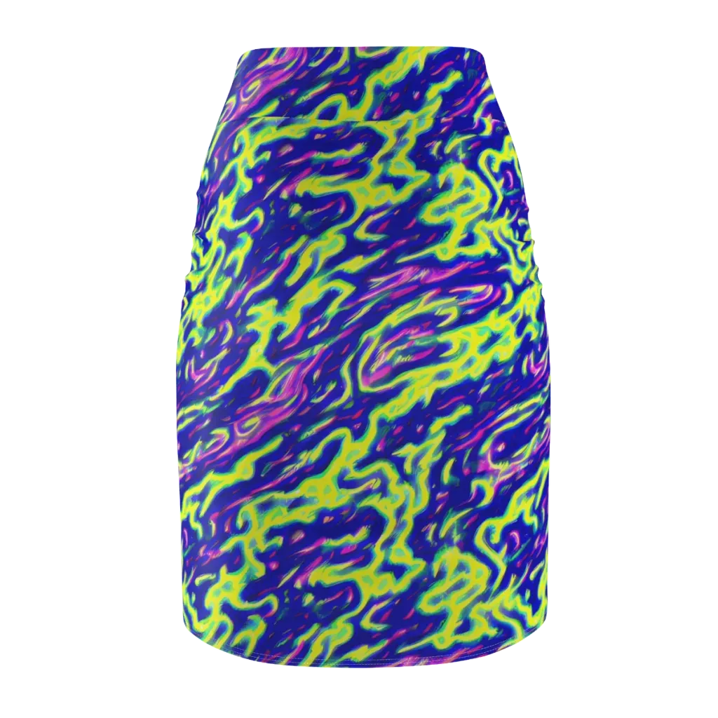 Hyperfluid on Pencil Skirt — Back