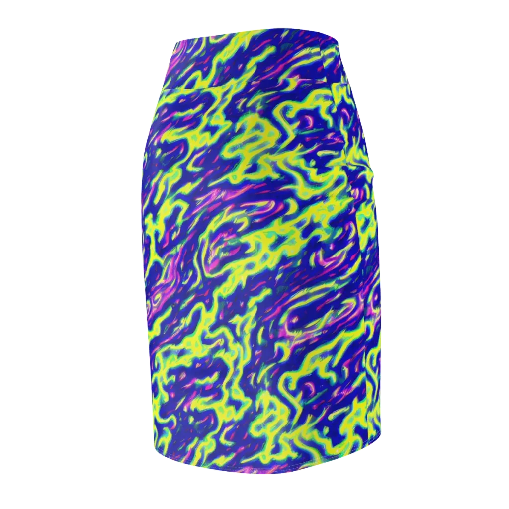 Hyperfluid on Pencil Skirt — Back Side