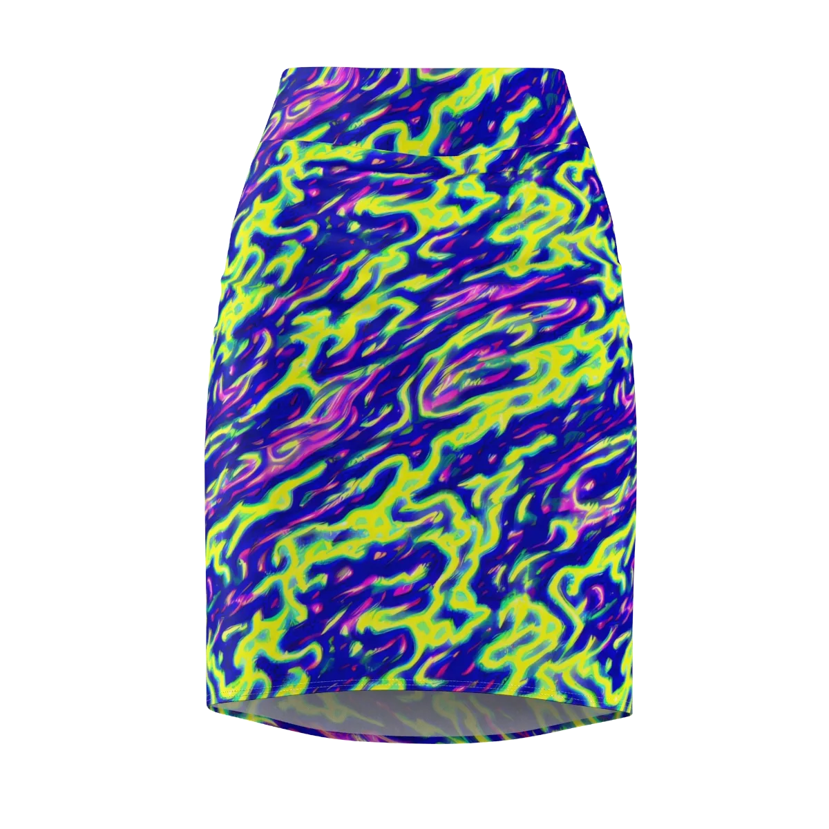Hyperfluid on Pencil Skirt — Front