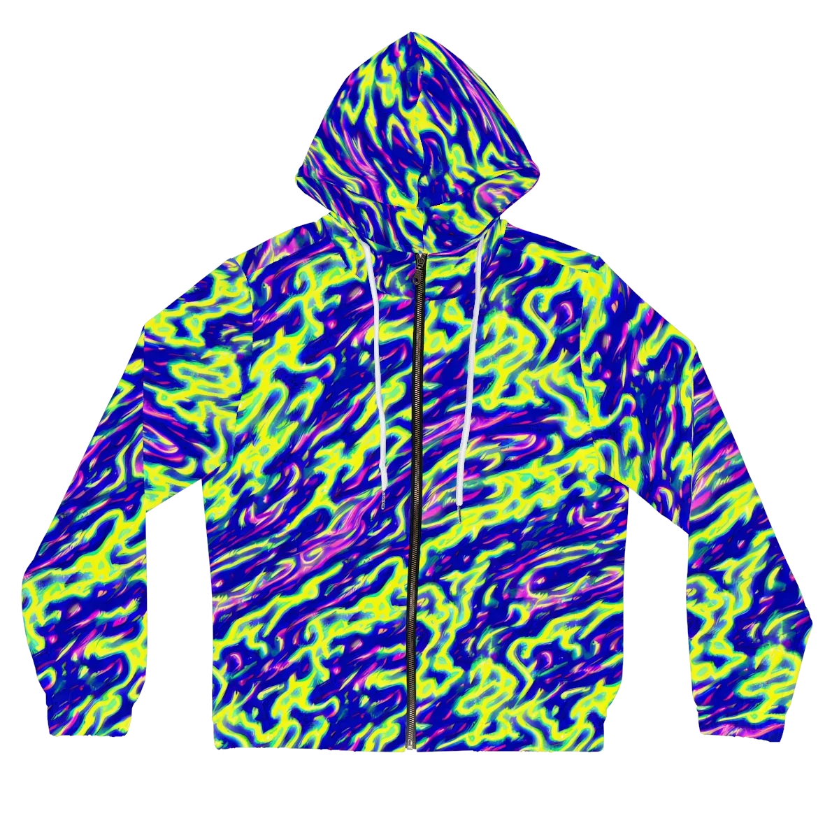 Hyperfluid on Women's Full-Zip Hoodie — Front