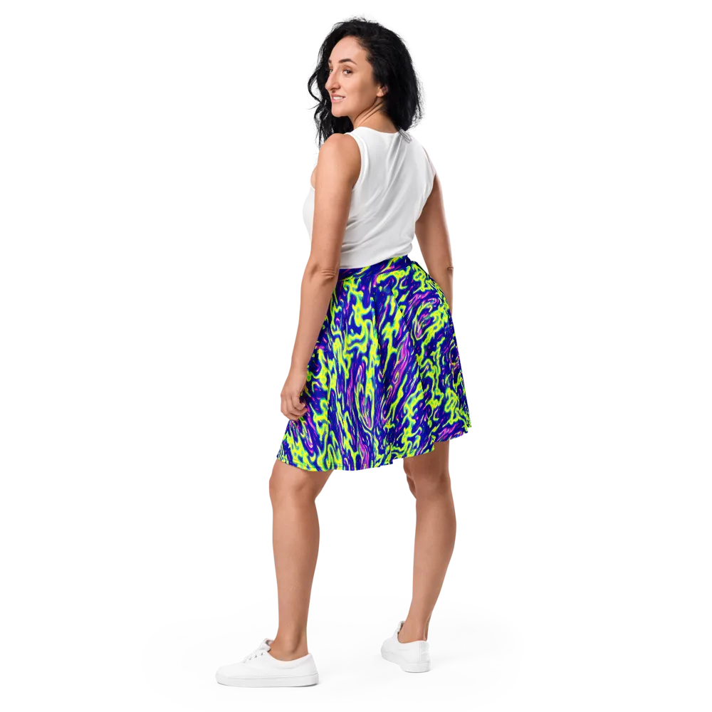 Hyperfluid on Skater Skirt — Back