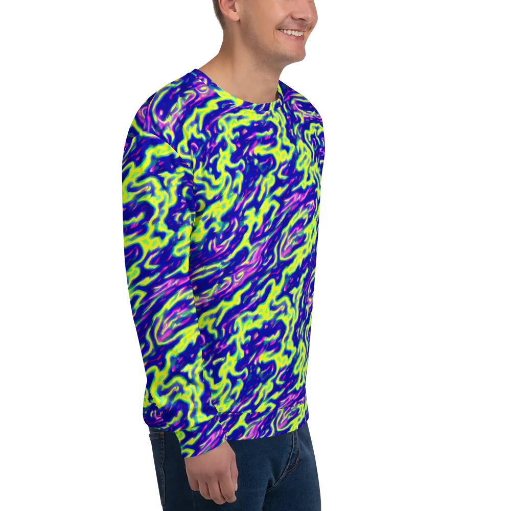 Hyperfluid on Sweatshirt — Right Front