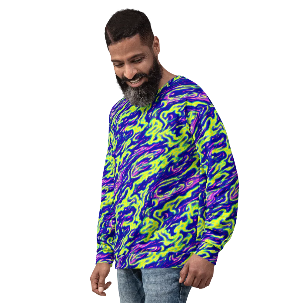 Hyperfluid on Sweatshirt — Left Front