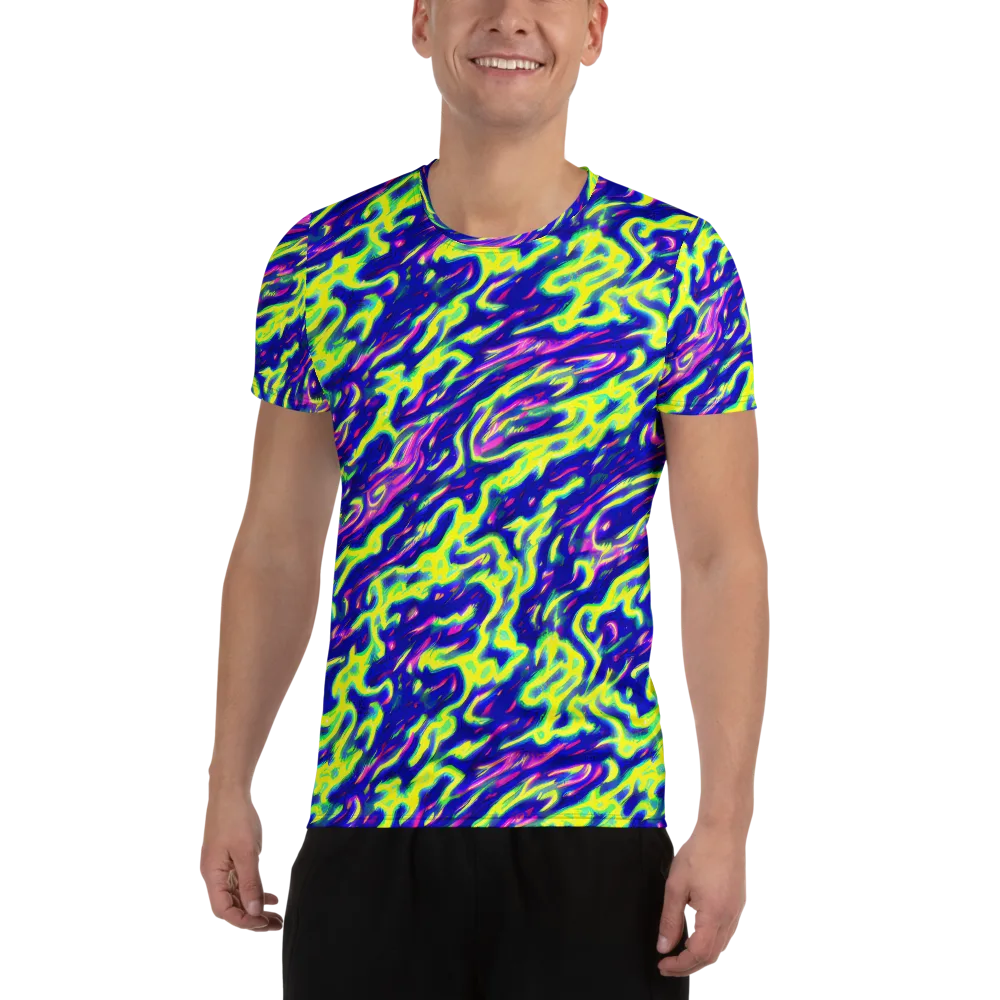 Hyperfluid on Men's Athletic T-Shirt — Front