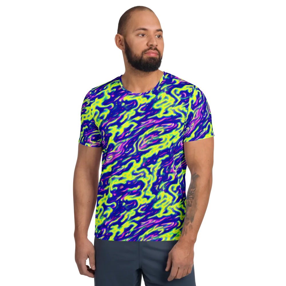 Hyperfluid on Men's Athletic T-Shirt — Front