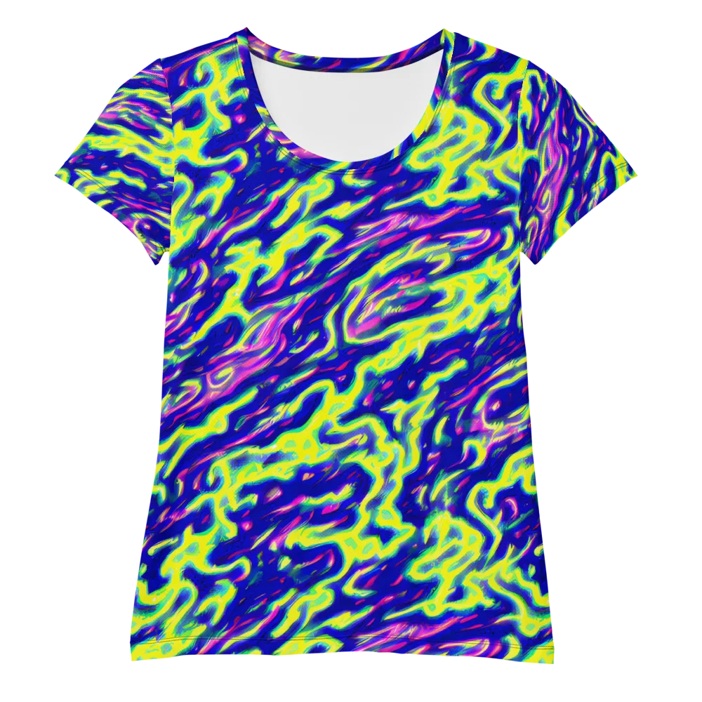 Hyperfluid on Women's Athletic T-Shirt — Front