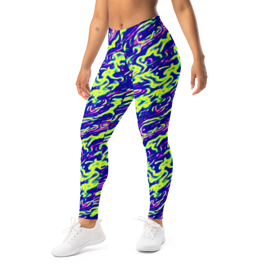 Hyperfluid on Leggings — Left Front