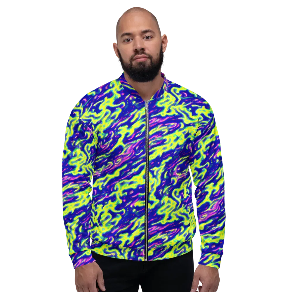 Hyperfluid on Bomber Jacket — Front