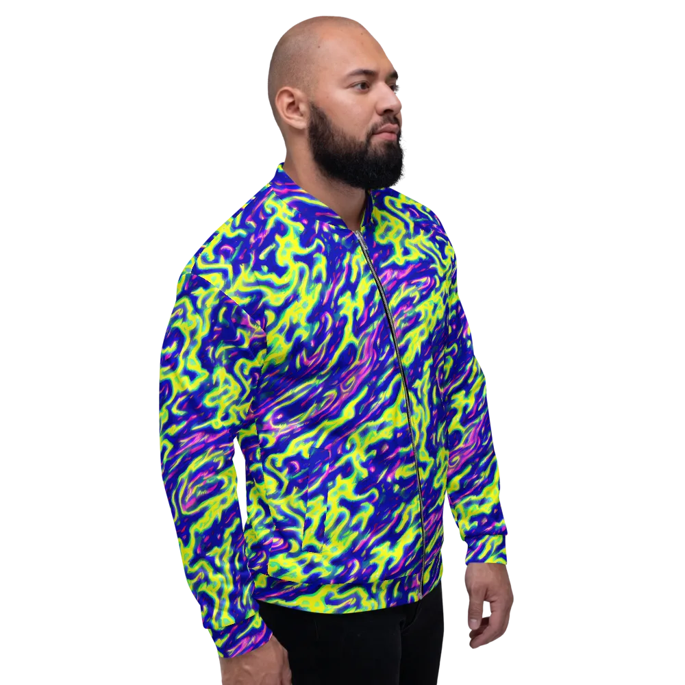 Hyperfluid on Bomber Jacket — Right