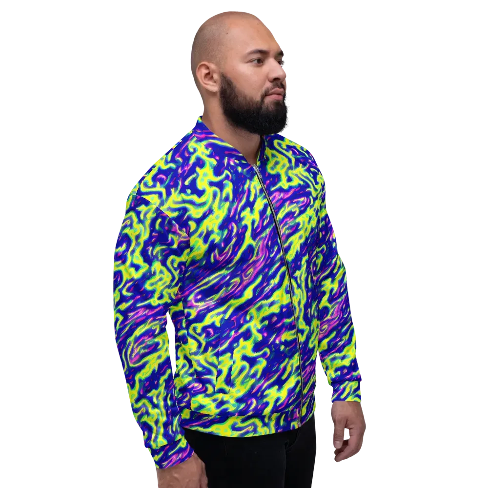 Hyperfluid on Bomber Jacket — Right