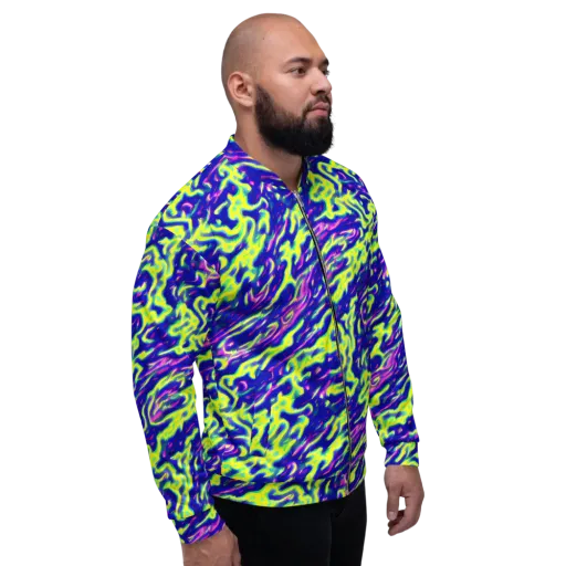 Hyperfluid on a Bomber Jacket