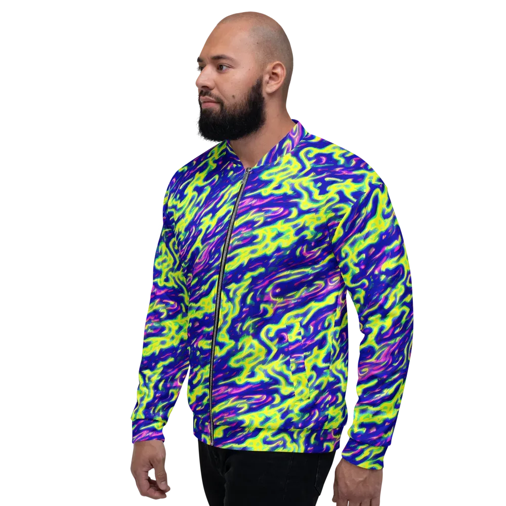 Hyperfluid on Bomber Jacket — Left