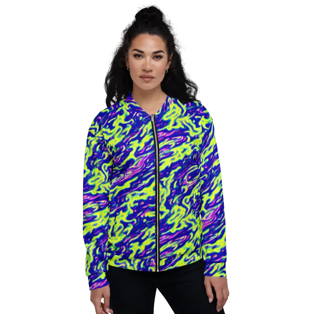 Hyperfluid on Bomber Jacket — Front