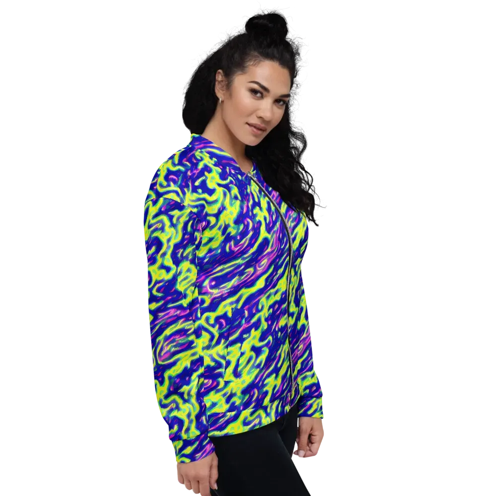 Hyperfluid on Bomber Jacket — Right